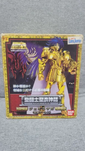 Boneco Saga de Gêmeos 1.0 grande mestre cloth myth Bandai cavaleiros do zodíaco
