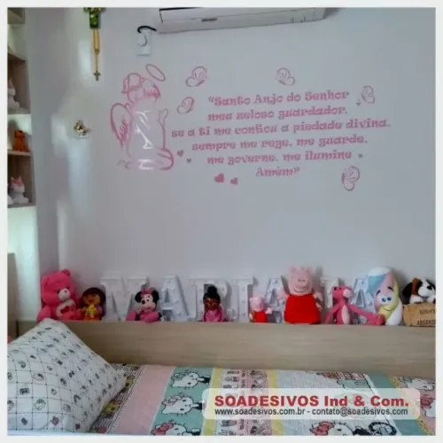 ADESIVOS INFANTIS - ANJOS E FRASES