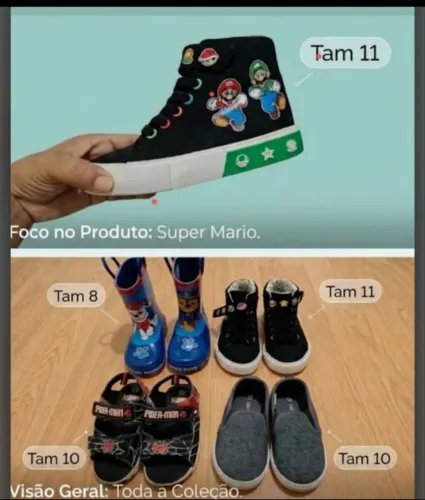 Calçados infantil semi novos SO VENDO TODOS