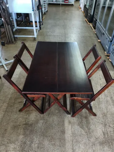 Jogo de Mesa Dobrável 120x70 - Madesil