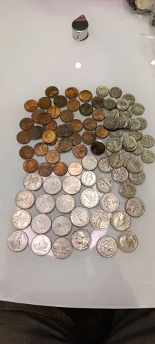 98 Moedas EUA antigas