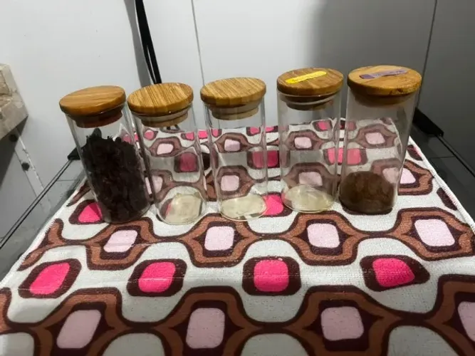 Kit de porta temperos (bambu)