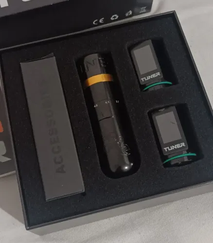 Máquina Para Tatuagem Pen Tuner- Acompanha Duas Baterias