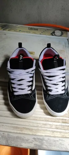 Tênis Vans Skate Old Skool 36+ Black white