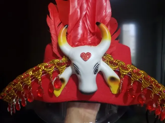 Chapéu personalizado amo do boi Garantido 2026 nas cores Vermelho ou Branca  