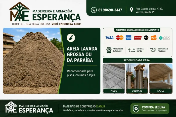 Areia Lavada da Paraíba