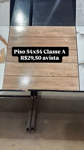 Piso 54x54 classe A R$29,50