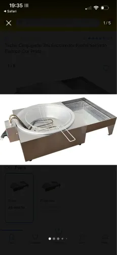 Tacho conjugado alumínio 7 Litros 110v