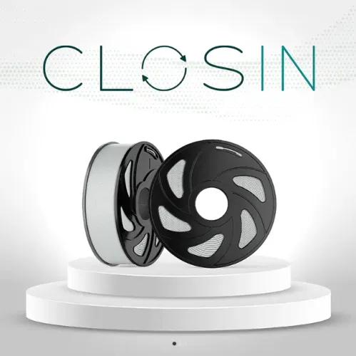 Filamento PETG Branco 1kg Closin Para Impressora 3D