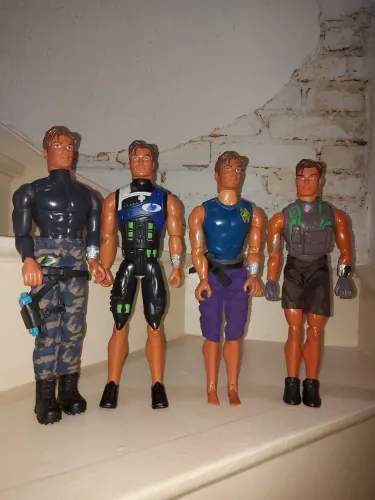 Lote Bonecos Max Steel 