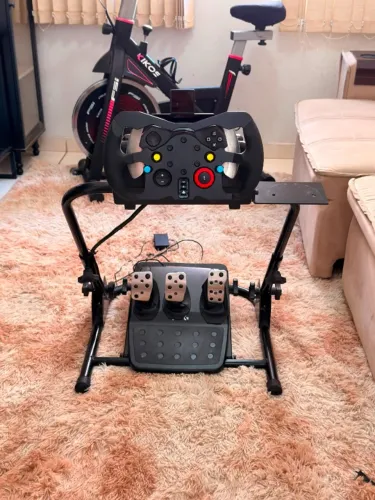 Volante G29 + suporte Veloce com upgrades