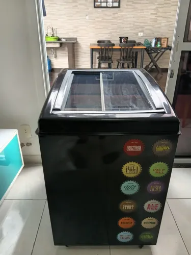 Freezer Expositor Horizontal 127 V 120 L - Ártico - Ótimo Estado - SOROCABA/SP