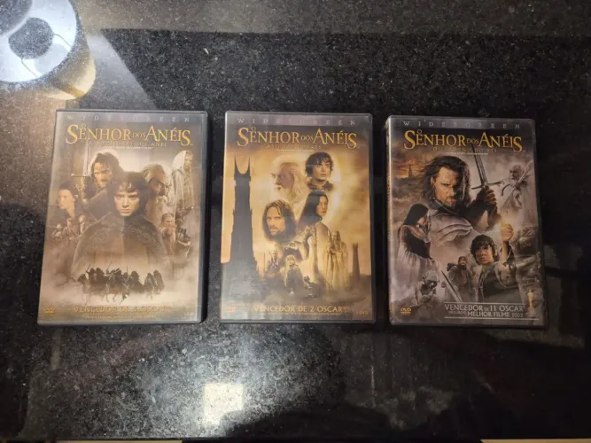 Coleção de DVDs O Senhor dos Anéis
