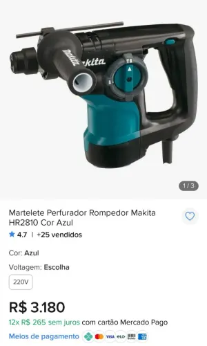 Martelete Makita HR2810