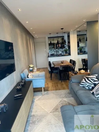 Apartamento Vila Guarani 2 Dormitórios com Suíte, Varanda grill envidraçada
