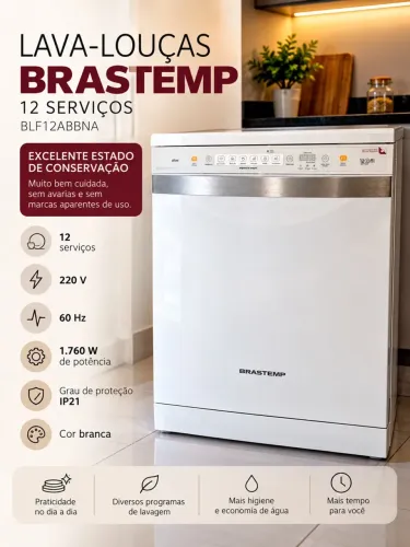 Lava Louças Brastemp 12 Serviços - Novíssima