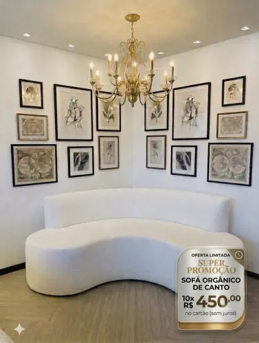 Sofá Orgânico Off White