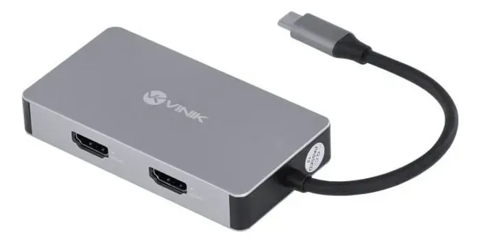 Adaptador Usb Tipo C 5 em 1 com Duas Saídas Hdmi e Power Delivery 60w Ultimas unidades