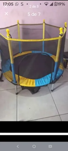 Mini parque plásticas uma nova e a outra nunca usada de 1,20 m e a outra 1,50 m