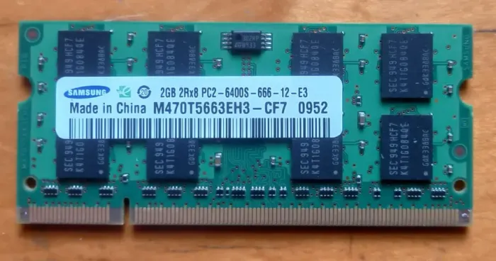 Memória de notebook DDRII 2GB