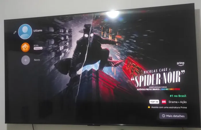 TV TCL 4K GOOGLETV 75 POLEGADAS SEMI-NOVA 