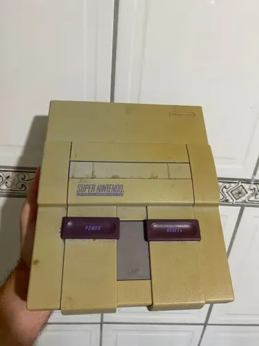 Super Nintendo original funcionando - somente console