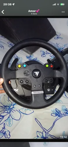 Volante e pedal gamer 