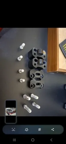 Vendo guidão barracuca com parafusos e suporte 