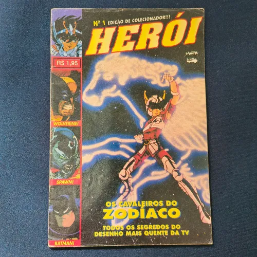 Revista Herói No 1 - 1994 - Edição de Colecionador - Cavaleiros do Zodíaco
