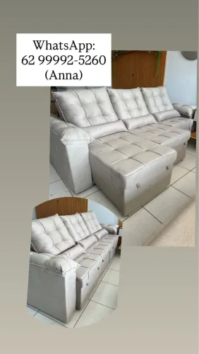 SOFÁ RETRÁTIL E RECLINÁVEL (&)