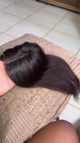 Topo cabelo 100% humano