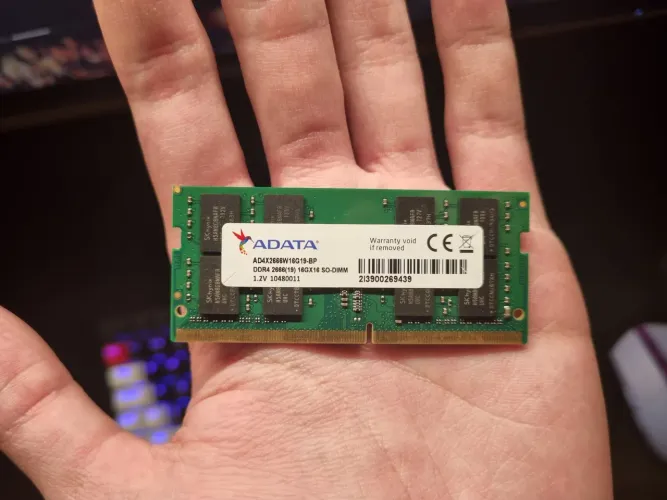 Memória RAM de Notebook 16GB ADATA 2666MHz