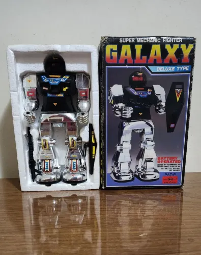 Boneco Robo SH Super Mechanic Fighter Galaxy Deluxe Type Anos 80 Japonês 