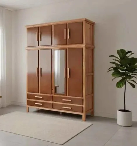 Guarda roupa novo de madeira 4 portas faço entrega 