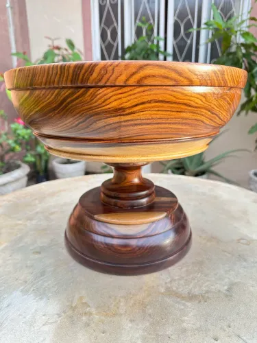 Fruteiro ou centro de mesa Feito no Torno