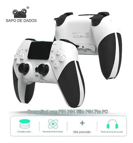 CONTROLE DATA FROG T-29 (Ps4, Pc, Android)- NOVO - SEM FIO