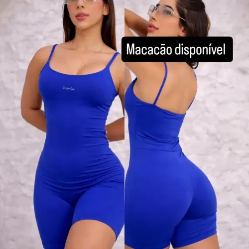 Macacão suplex academia promoção as 2 unidades 