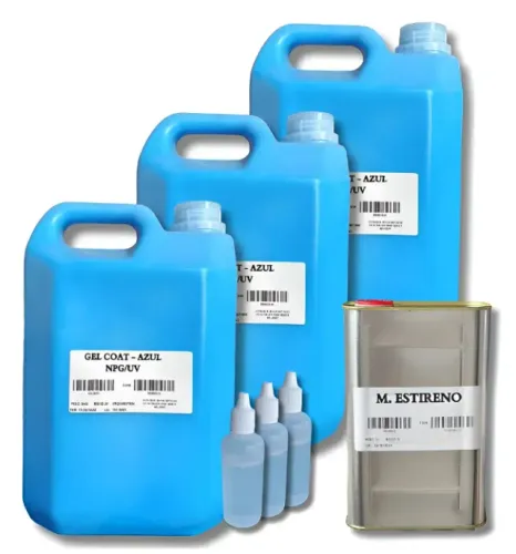 Tinta para PISCINA DE FIBRA VIDRO Gel Coat Azul