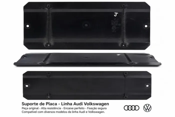 SUPORTE DE PLACA LINHA AUDI VOLKSWAGEM