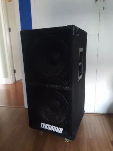 Caixa 2x12 teksound falantes de celulose com driver