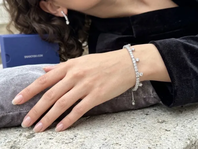 Pulseira Swarovski Subtle Drops Bracelet