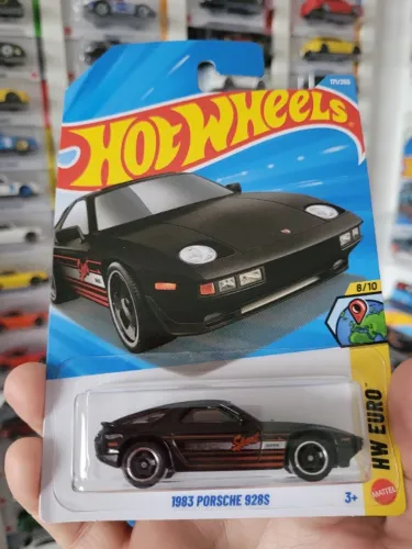 1983 Porsche 928S Preta lacrado Hot Wheels.