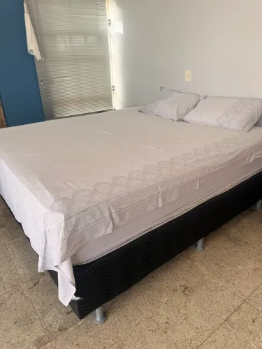 Cama box King Ortobom - base e colchão