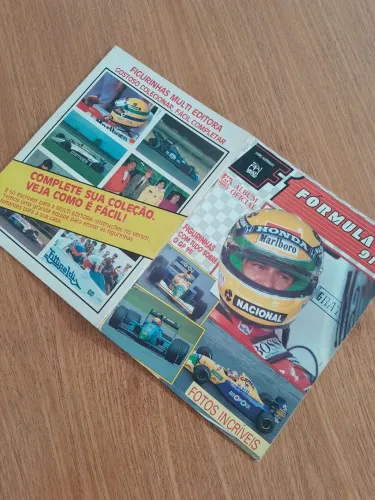 Album de figurinhas Fórmula 1 de 1991