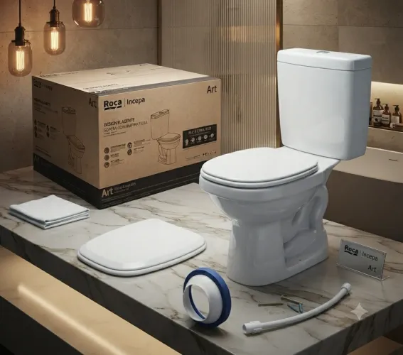 KIT BACIA SANITÁRIA ROCA COMPLETO