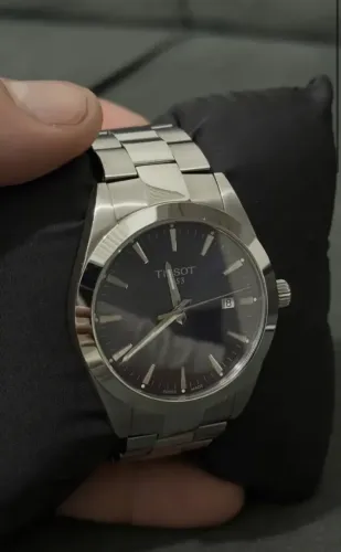 Tissot 40mm Gentleman Quartz Blue Dial T127.410.11.041.00