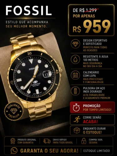 Relógio masculino Fossil