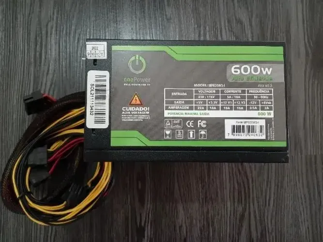 Fonte ATX 600w OnePower para Pc Gamer e Desktop 
