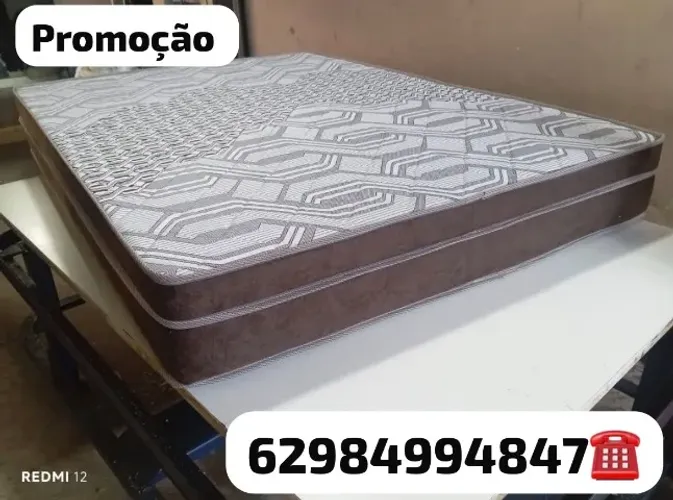 Colchao casal novo