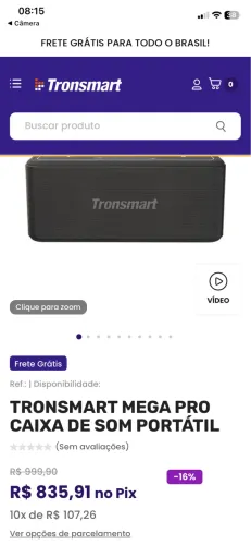 Caixa de som tronsmqrt